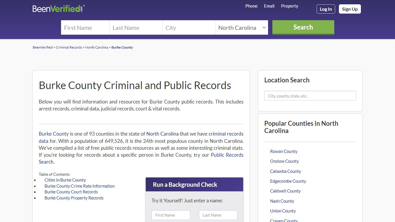 Burke County Arrest Records in NC - Court & Criminal ...